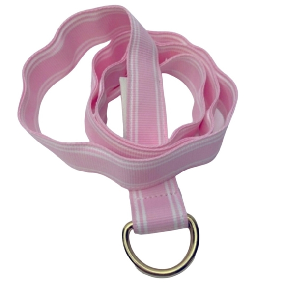 Brooks Brothers Accessories - Brooks Brothers Pink and White Ribbon Belt. MEDIUM